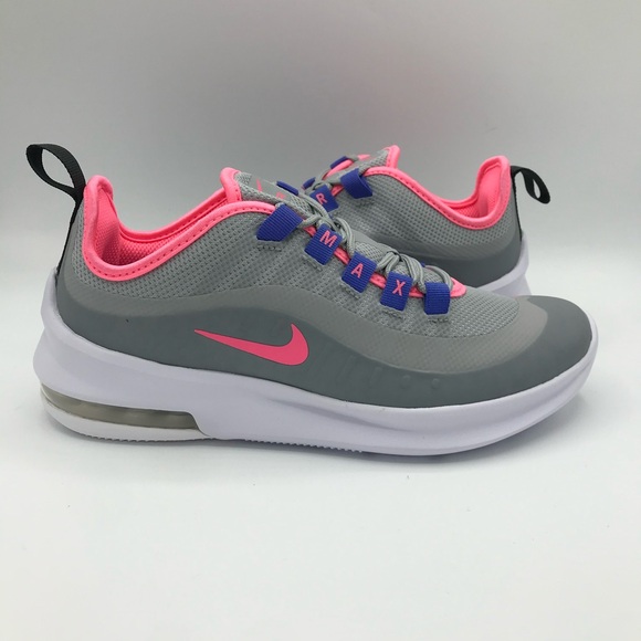 NWB Nike Air Max Axis GS Light Smoke Grey Sunset Pulse Sneakers - Picture 2 of 9